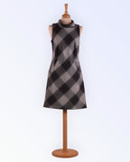 Sti checked flannel dress