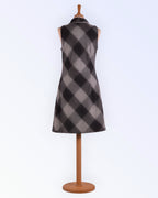 Sti checked flannel dress
