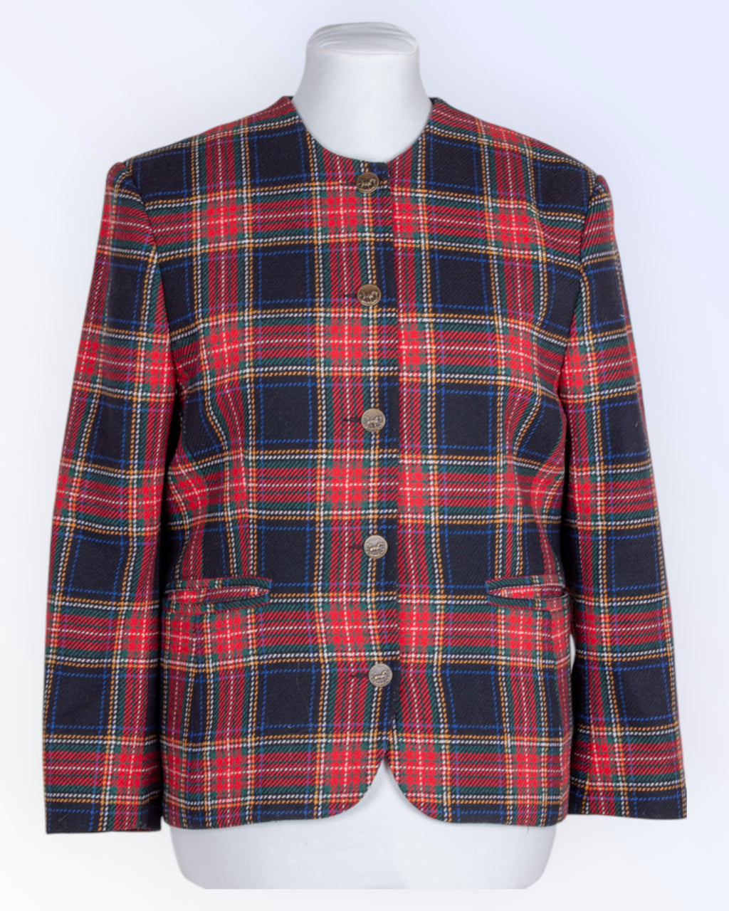 Prét a'Porter tartan wool jacket