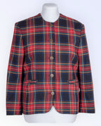 Prét a'Porter tartan wool jacket