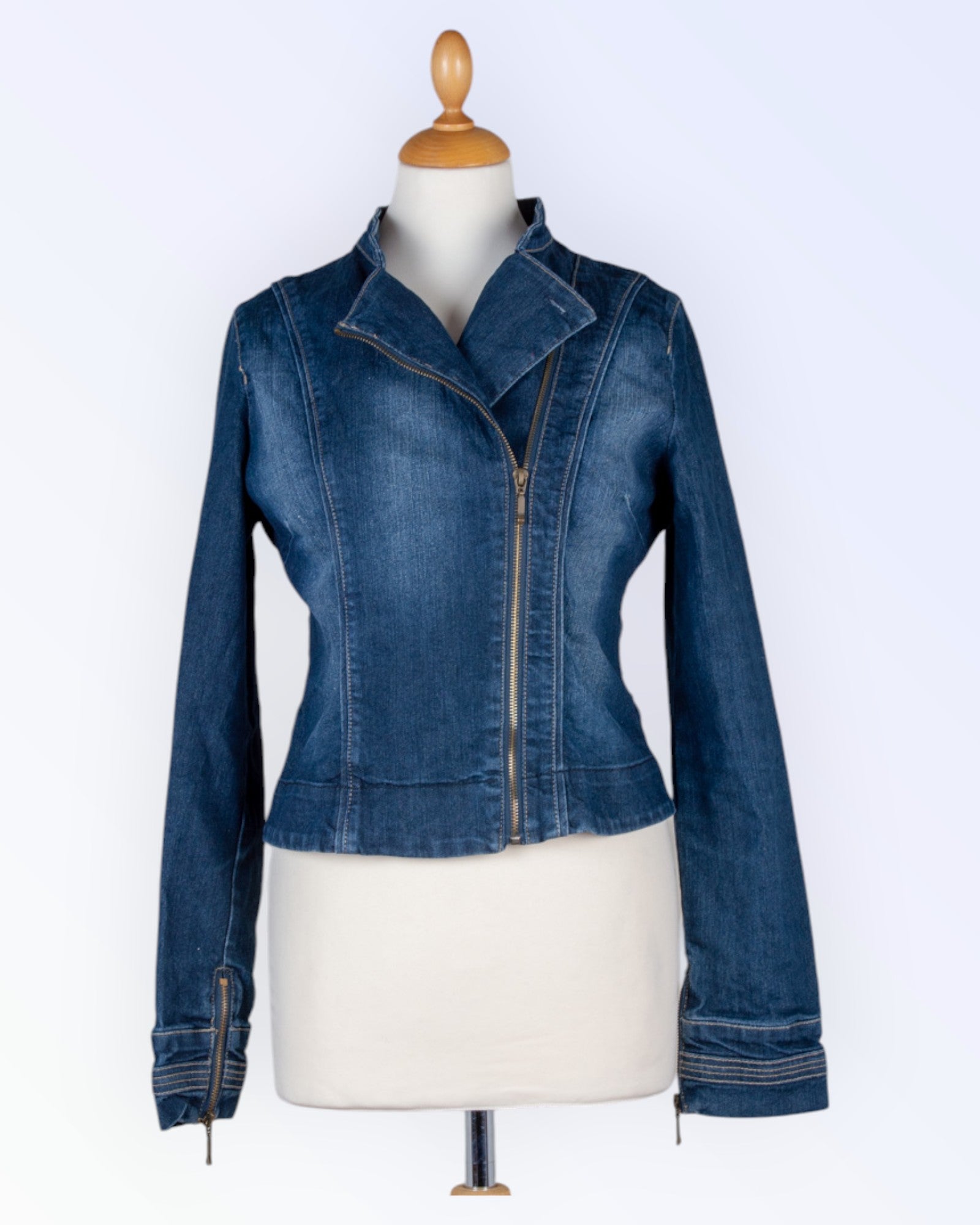 Camaieu asymmetric denim jacket