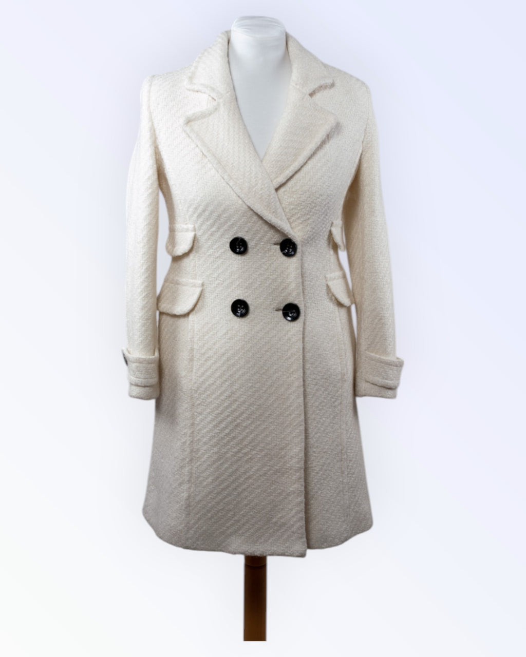 Mango loodusvalge kevad-sügis mantel