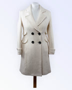 Mango loodusvalge kevad-sügis mantel