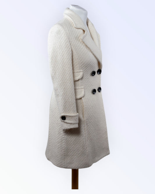 Mango off-white spring-autumn coat