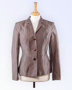 Pidulik pruun hõbedase läikega jakk