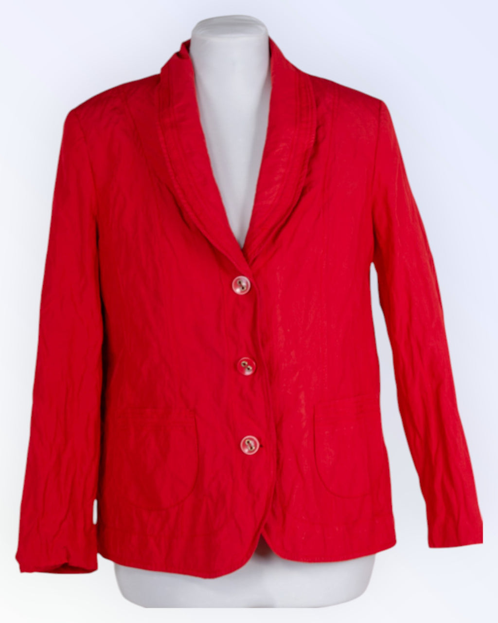 Lebek Collection red waterproof outdoor jacket