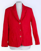 Lebek Collection red waterproof outdoor jacket