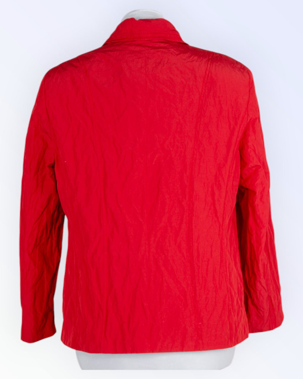 Lebek Collection red waterproof outdoor jacket