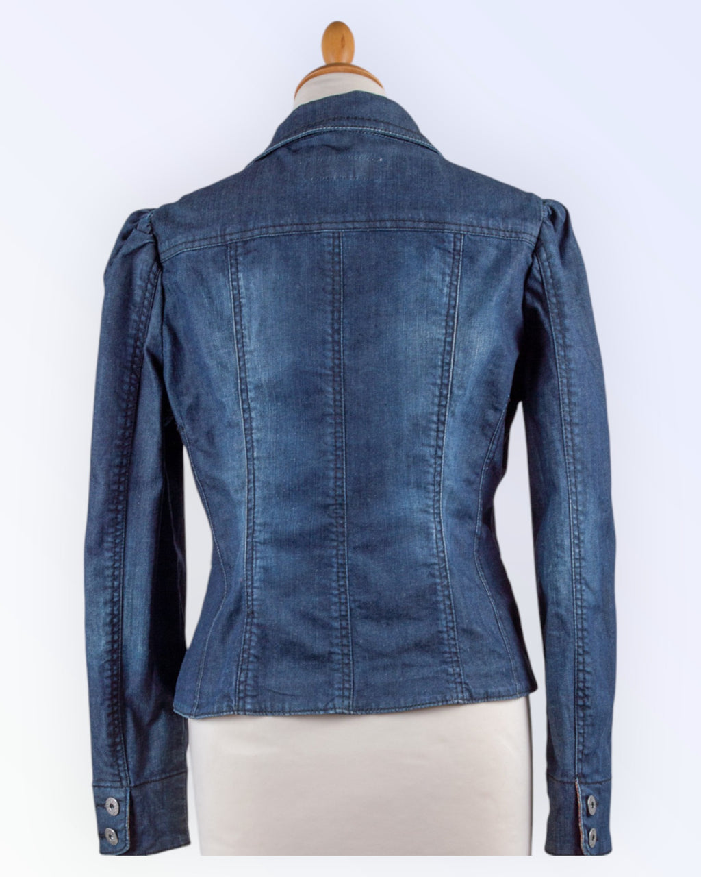 Miss Etam lapel collar denim jacket