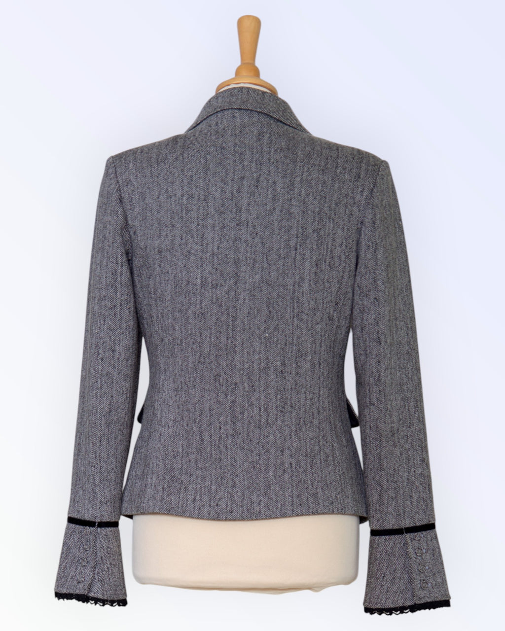 YNG slim fit takki kalanruotokuvioitua kangasta