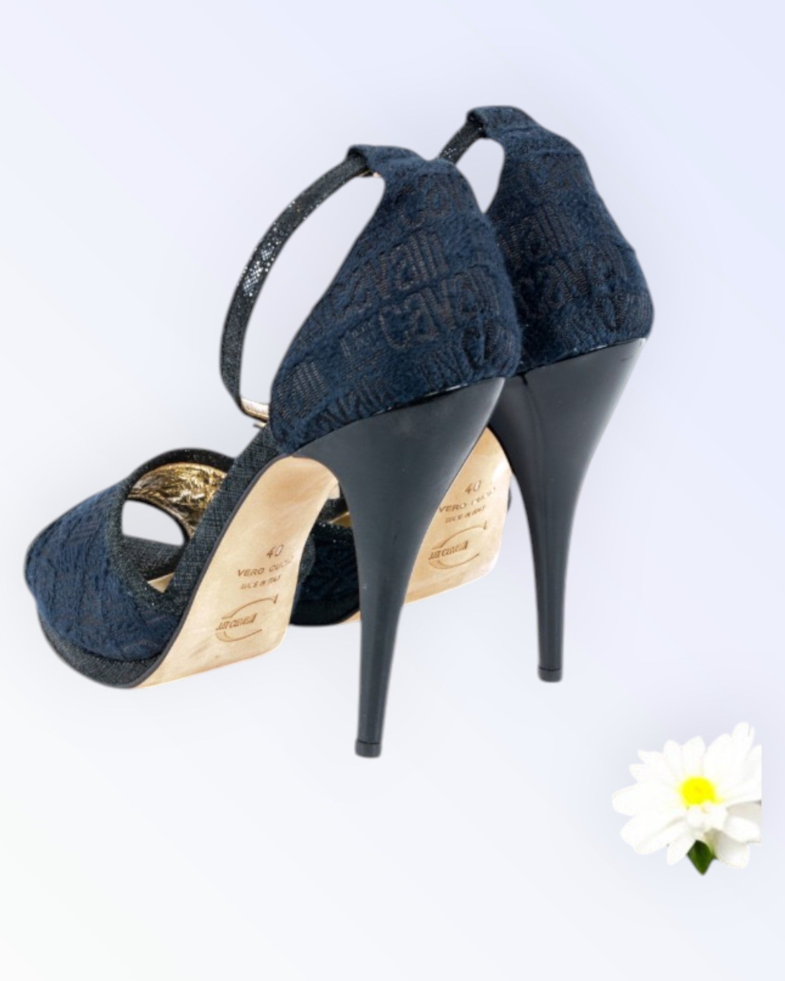 Just Cavalli tekstiilisandaalit