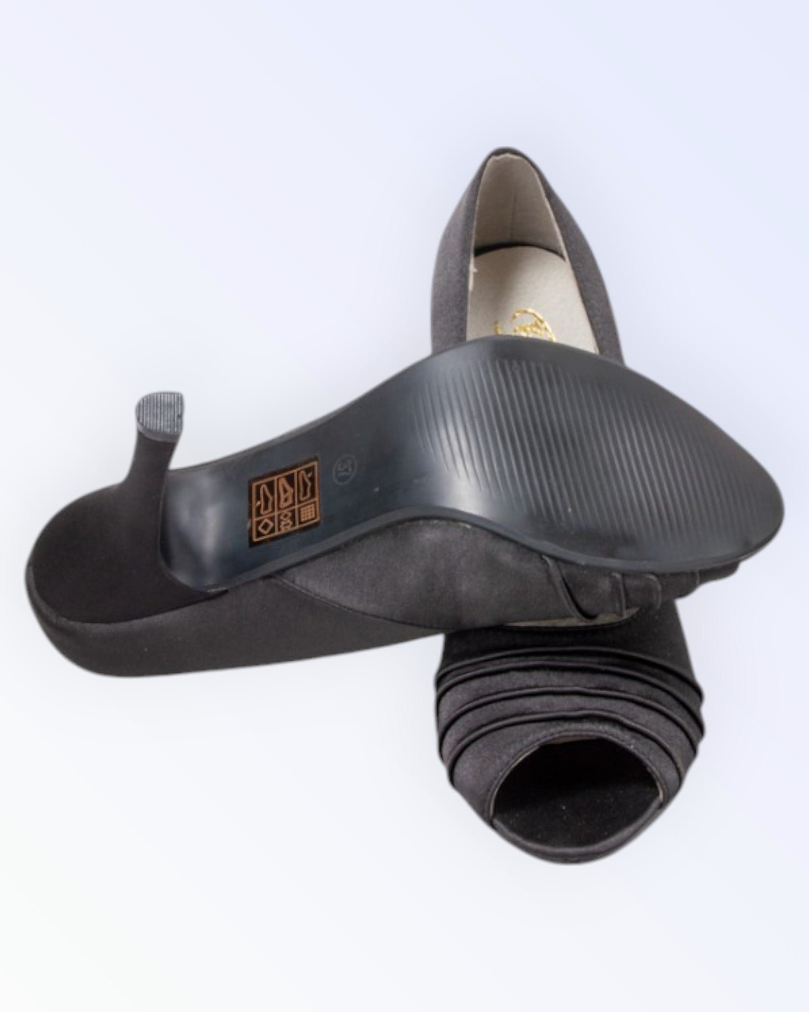 Blizz mustad tekstiilkingad