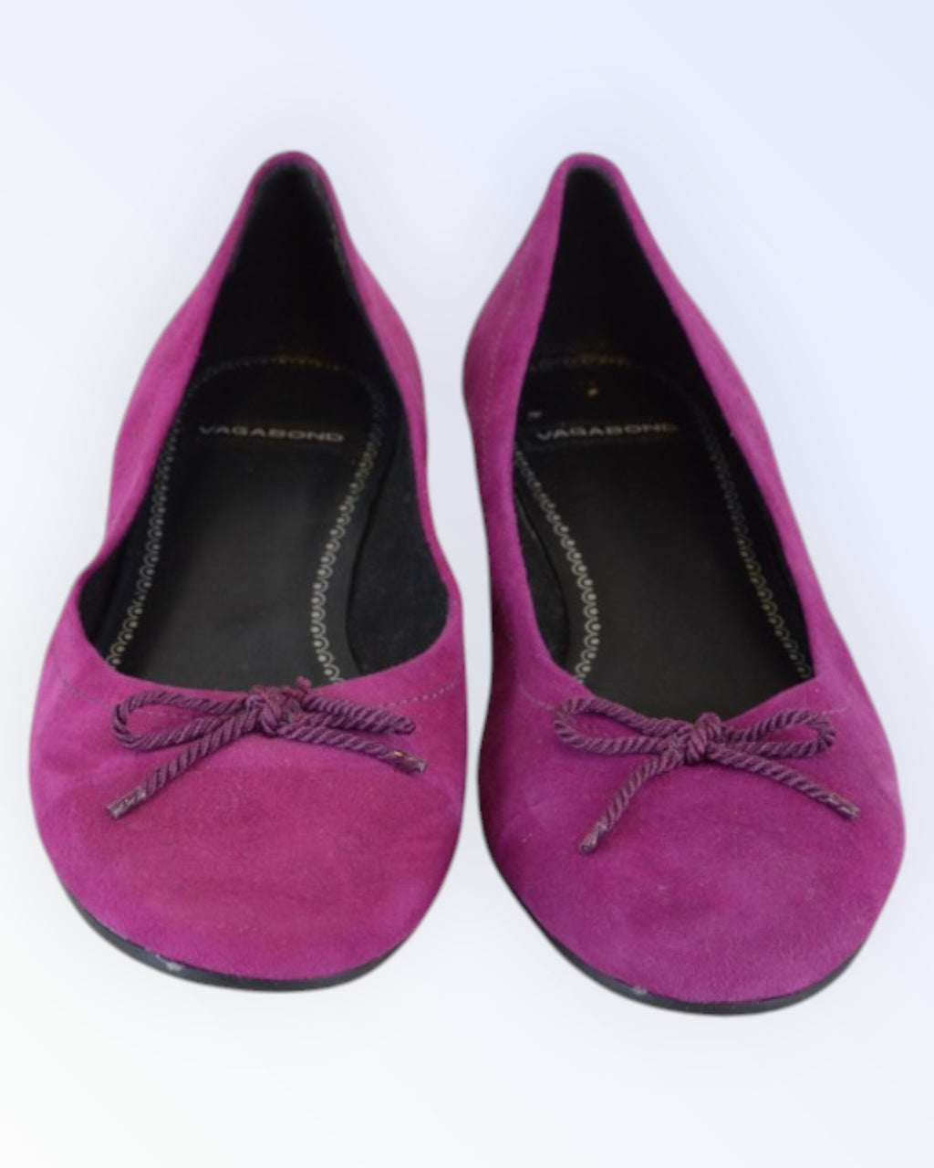 Vagabond purple ballerinas