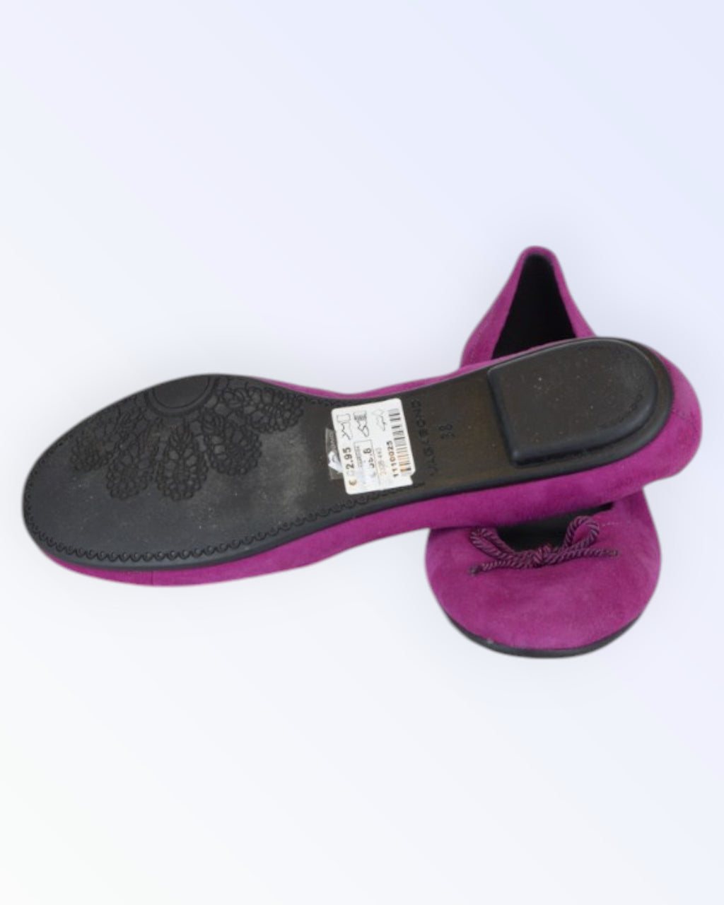 Vagabond purple ballerinas