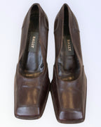 Bally vintage-stiilis pruunid kingad