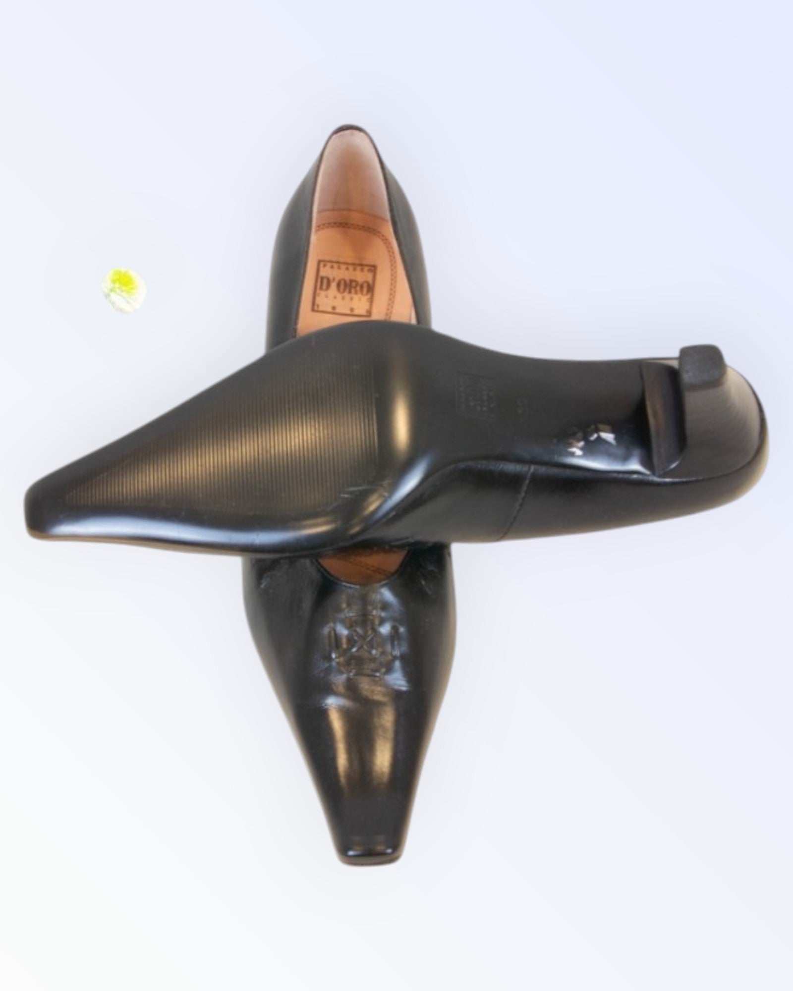 Palazzo D´Oro Classic mustad nahkkingad