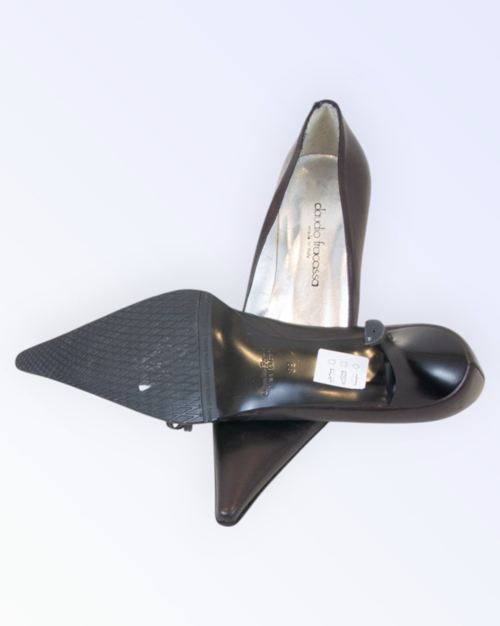 Claudio Fracassa dark brown leather shoes