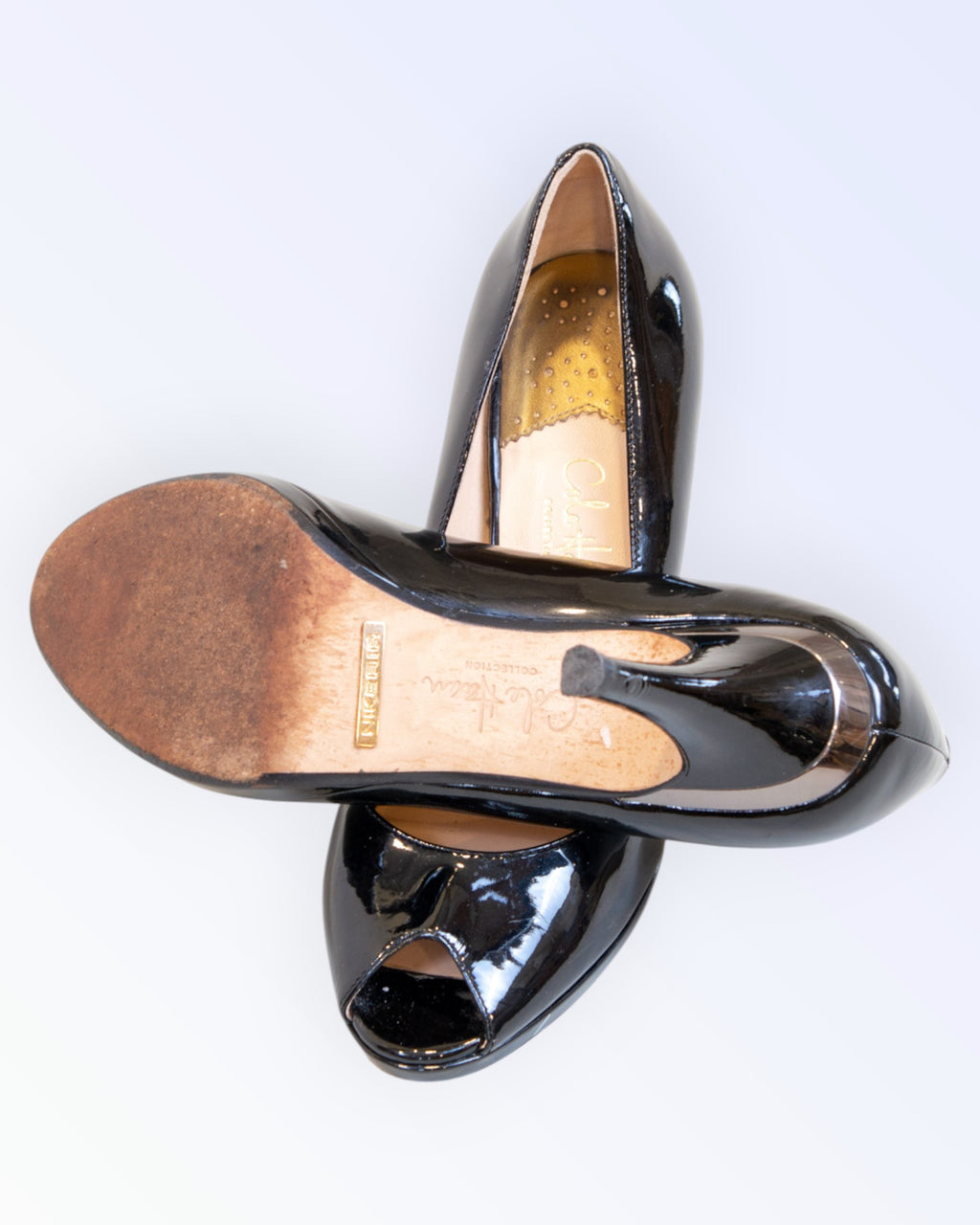 Cole Haan black patent leather shoes