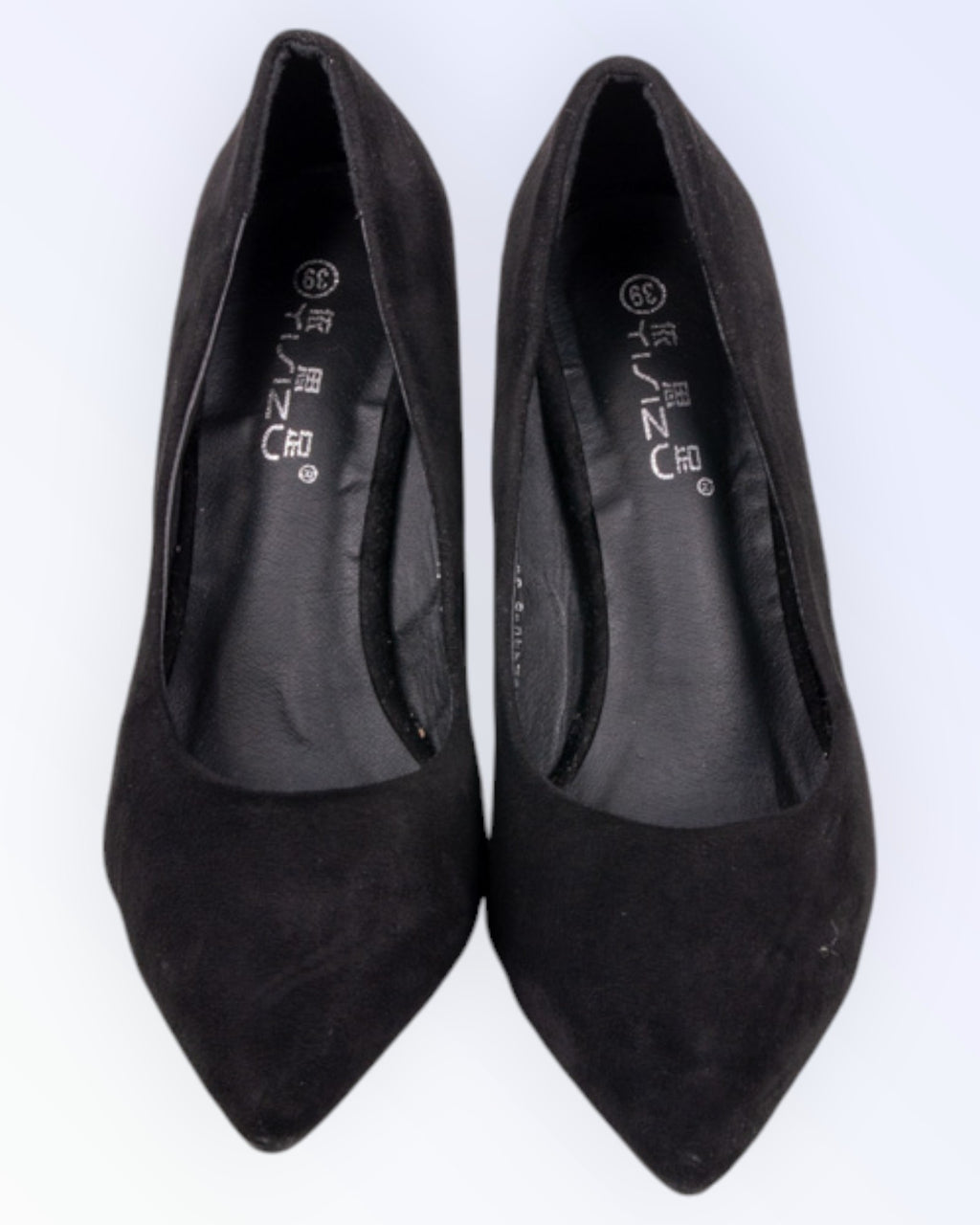 Mustad täistallaga kingad