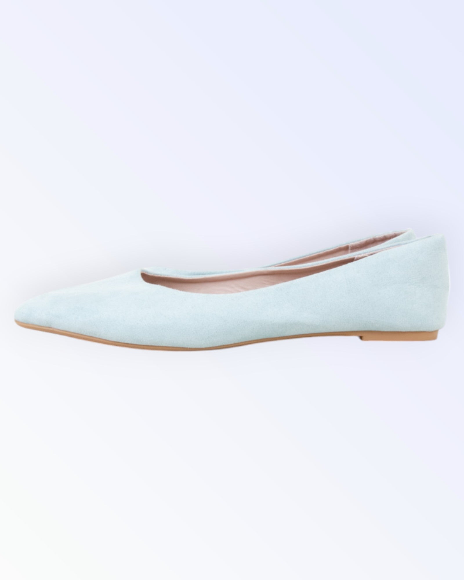 Sinsay light blue flat shoes