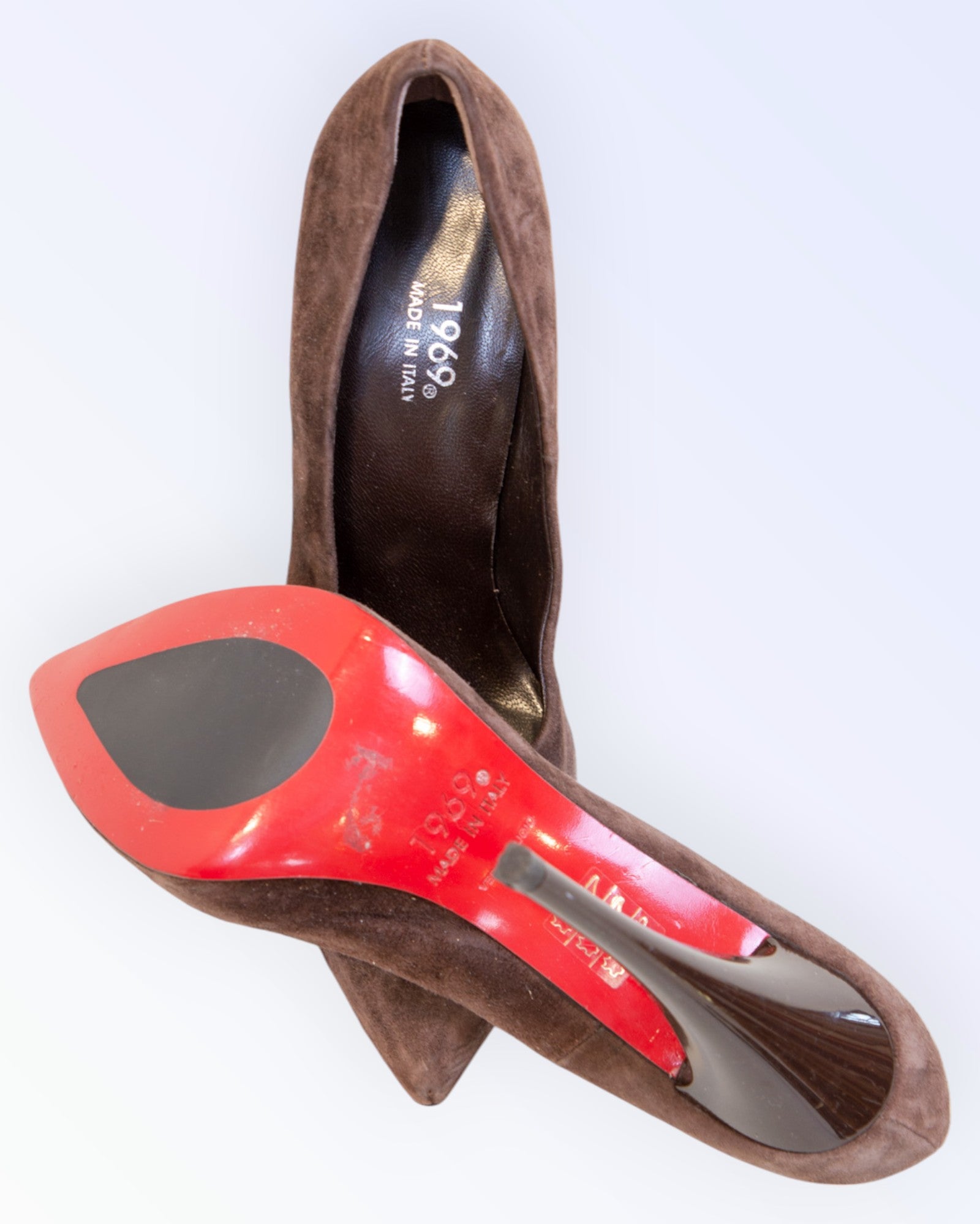 1969 ruskeat platform-kengät