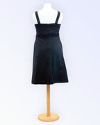 Your Face black summer dress with shoulder straps