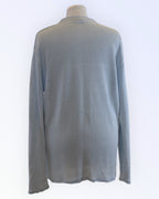 Armani Jeans vaaleansininen pellavaneule