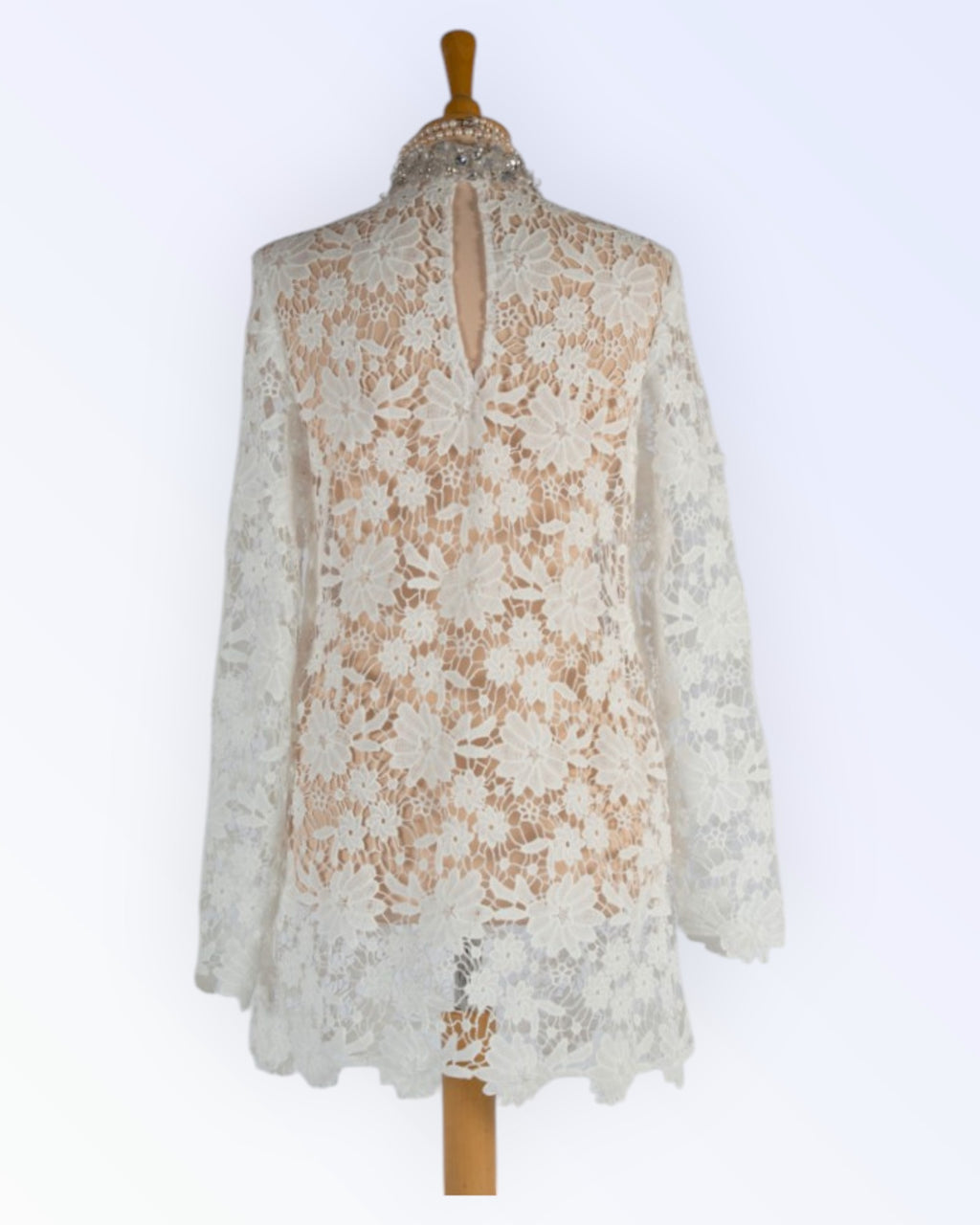 White lace tunic