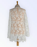 White lace tunic