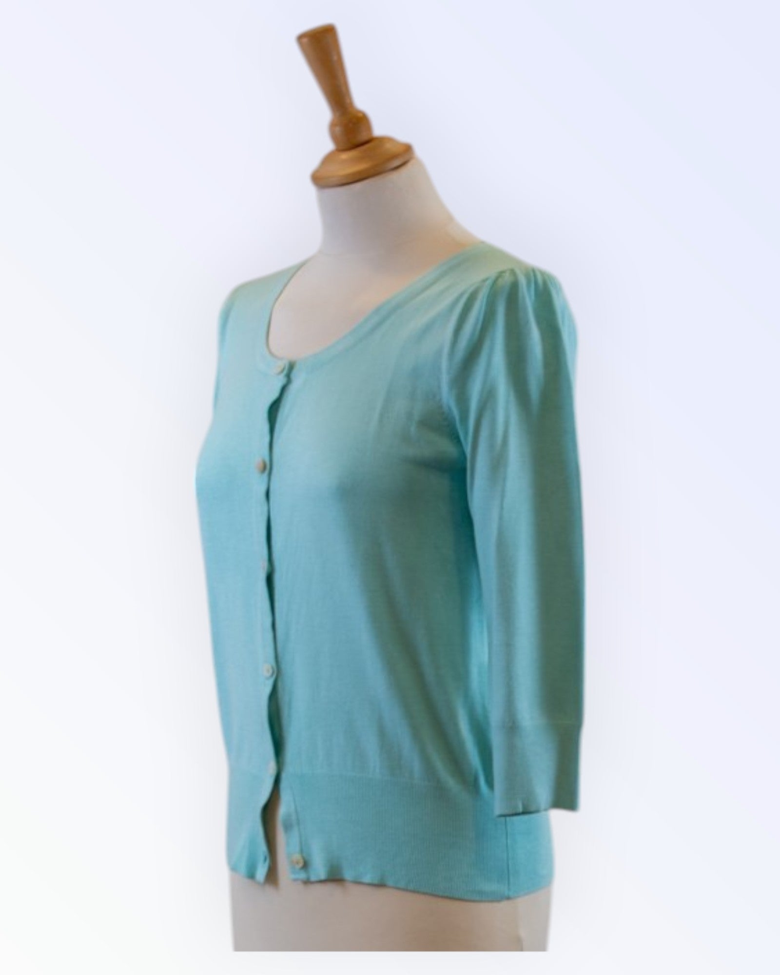 Auriel turkoosi neuletakki