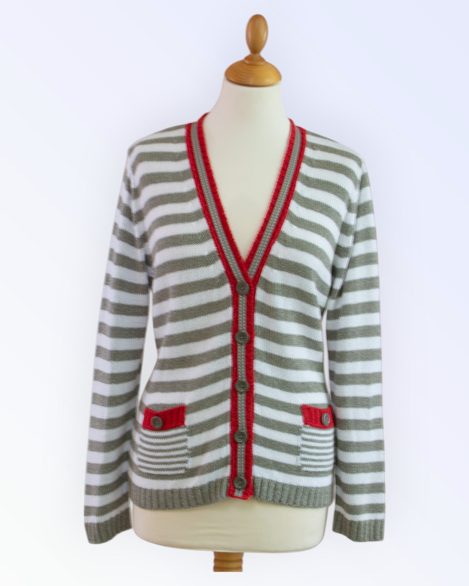 N1 Mode Express triibuline kardigan