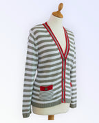 N1 Mode Express triibuline kardigan