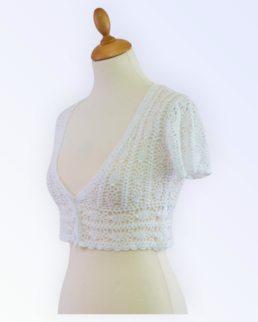 Trendy Line crochet cardigan