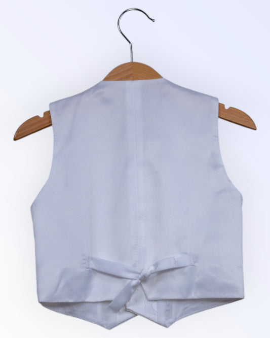 Boys' formal white vest
