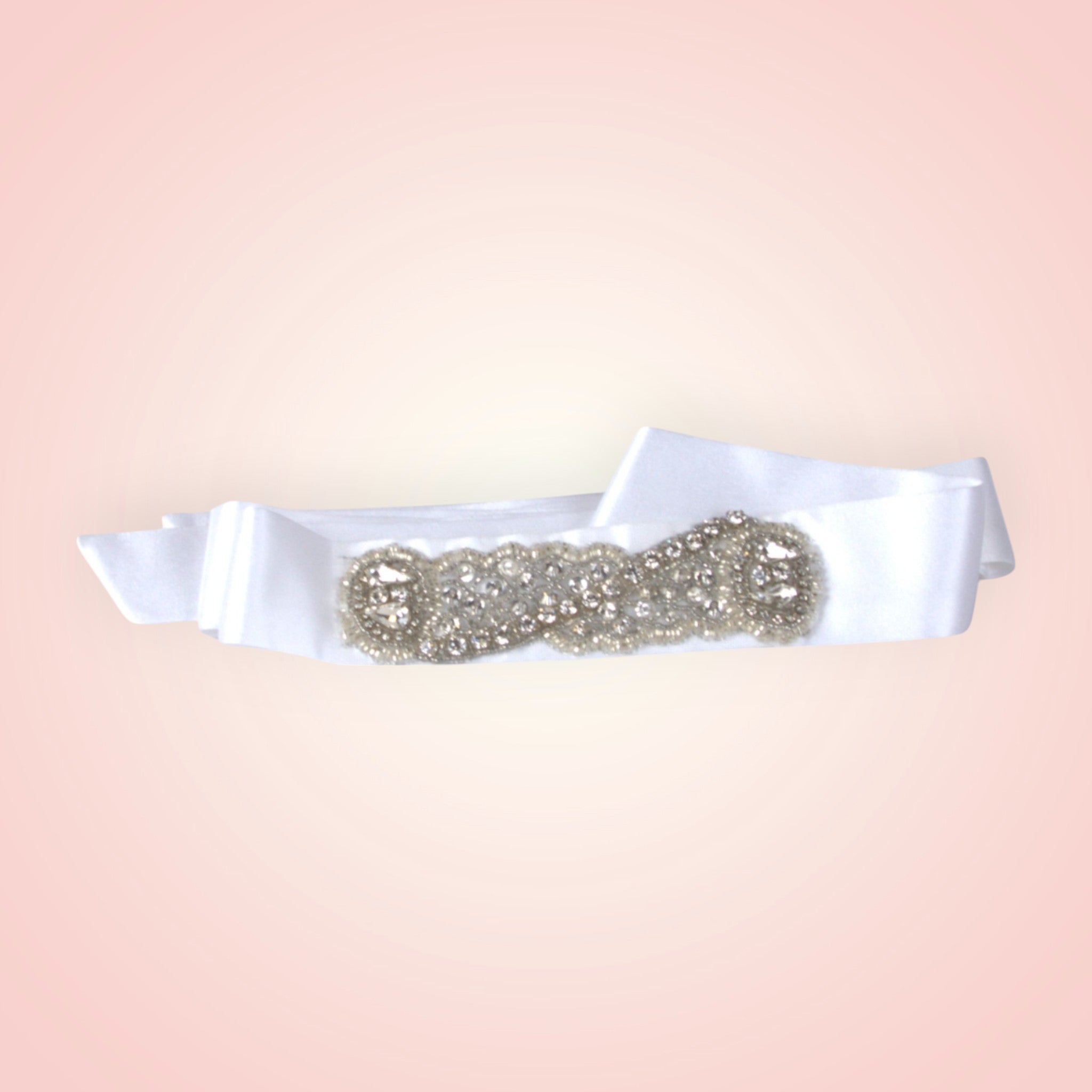 Tie belt for wedding dress