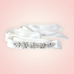 Tie belt for wedding dress