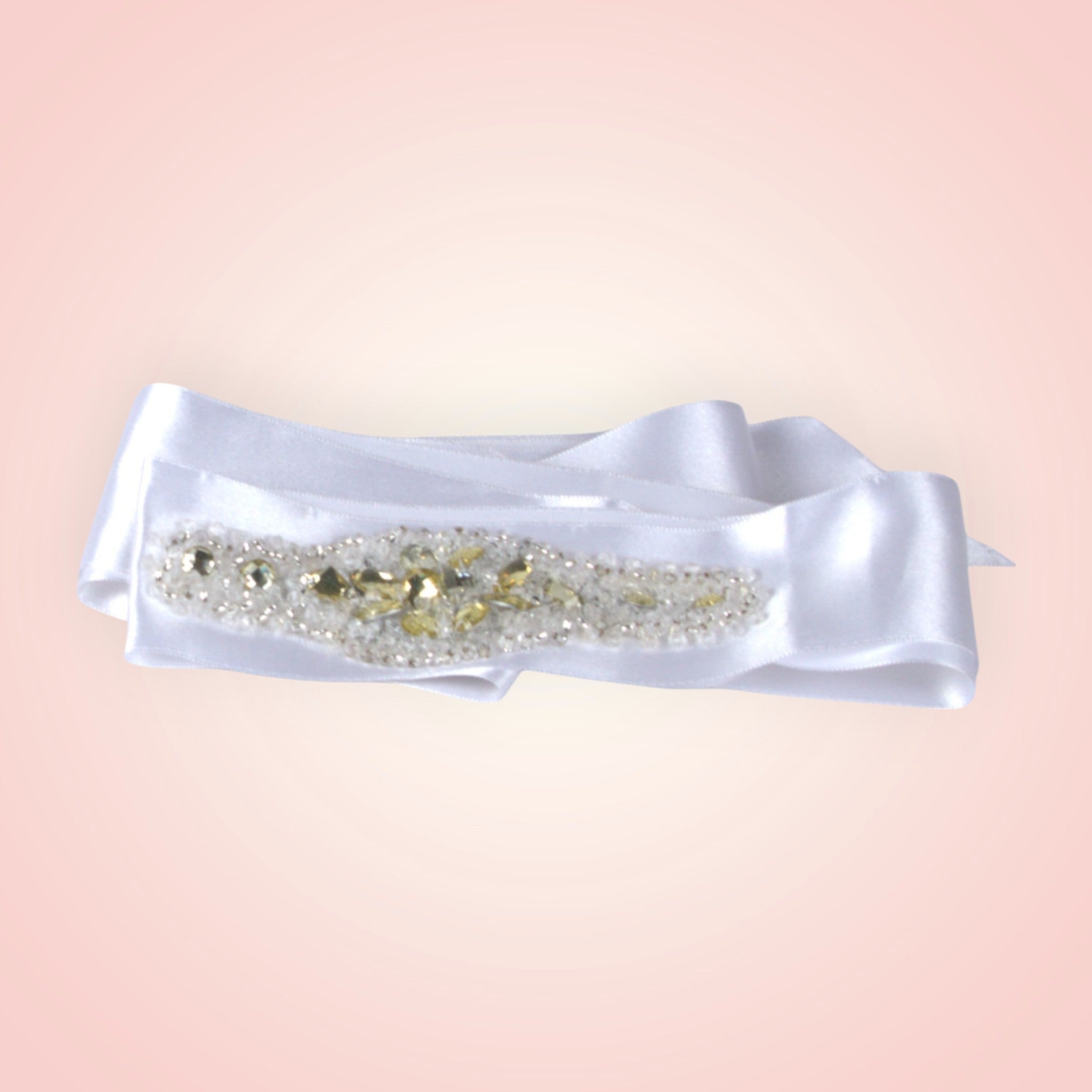 Tie belt for wedding dress