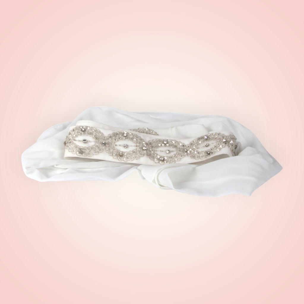 Tie belt for wedding dress
