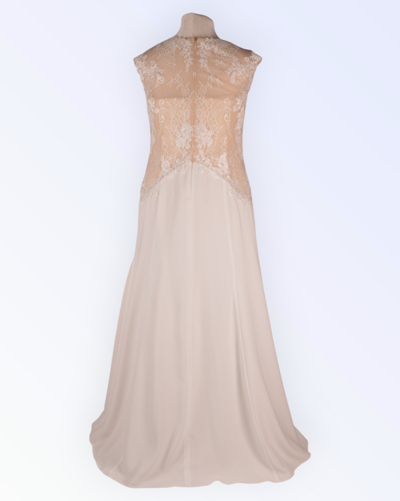 A-line wedding dress with lace details