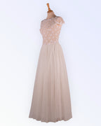 Romantic wedding dress with tulle skirt