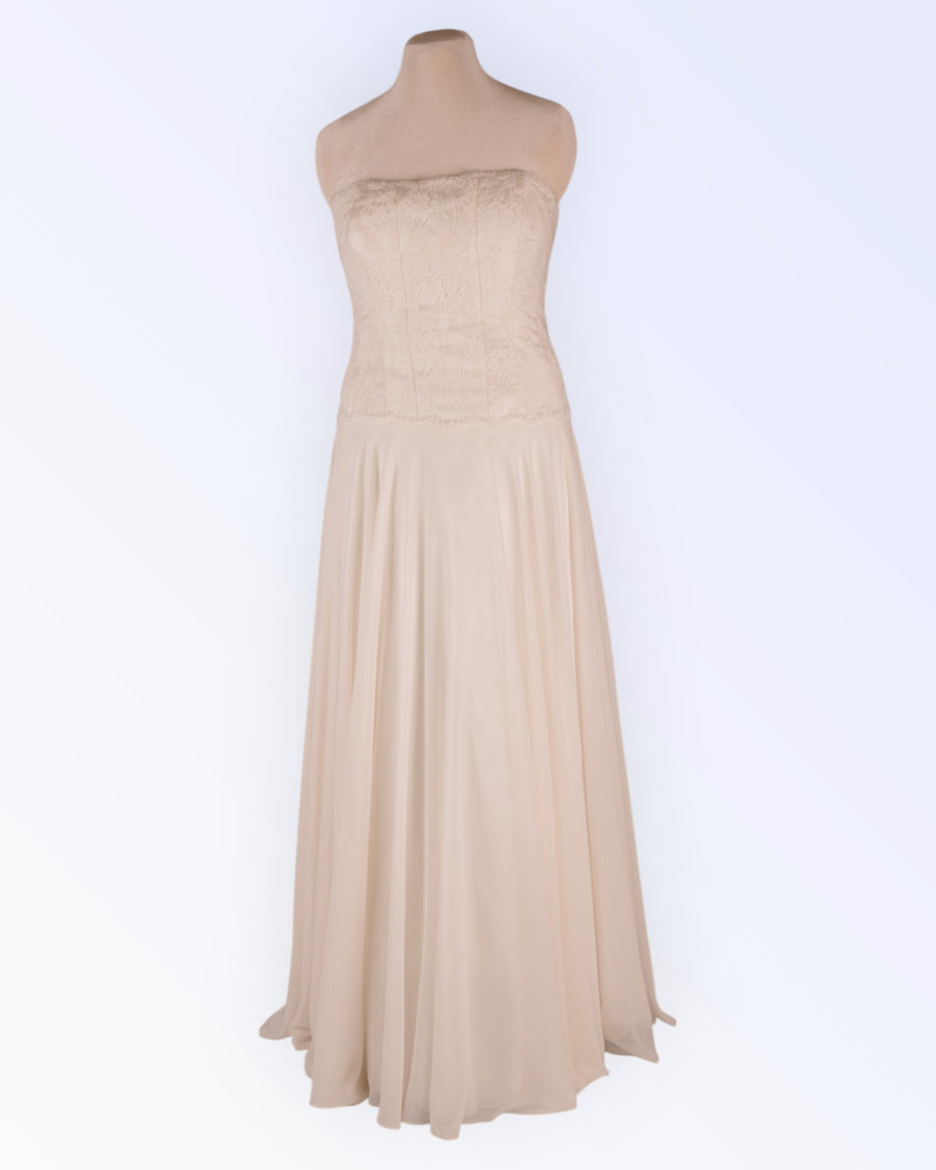 Wedding dress with corset