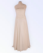 Wedding dress with corset