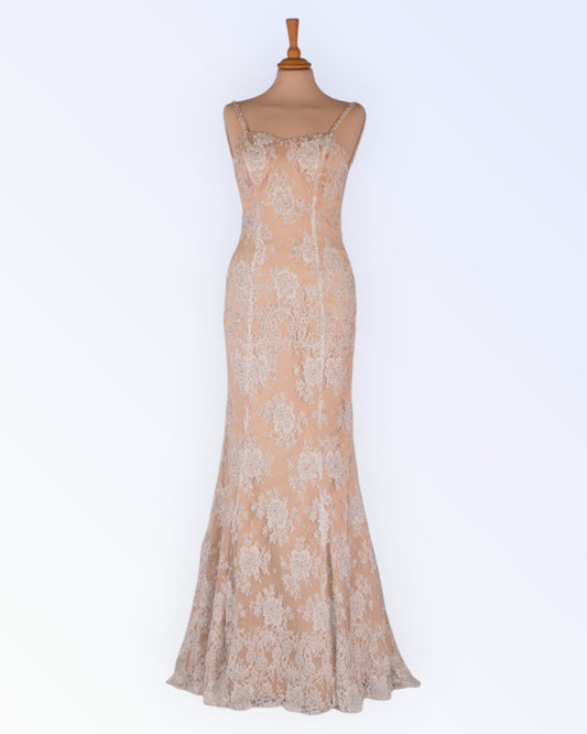 French lace wedding dress