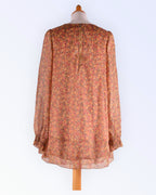 Uttam London loose-fitting chiffon tunic