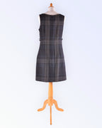 Sti checkered office dress