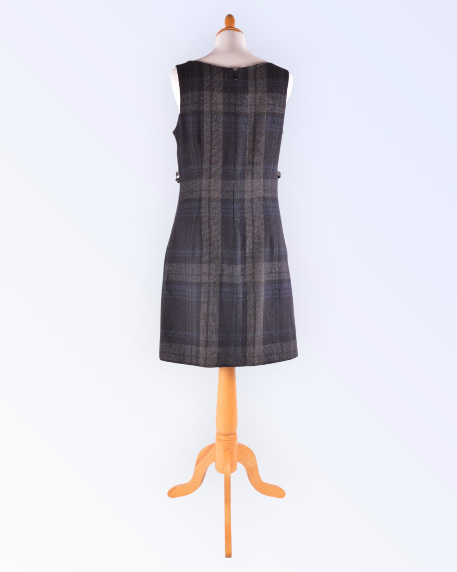 Sti checkered office dress