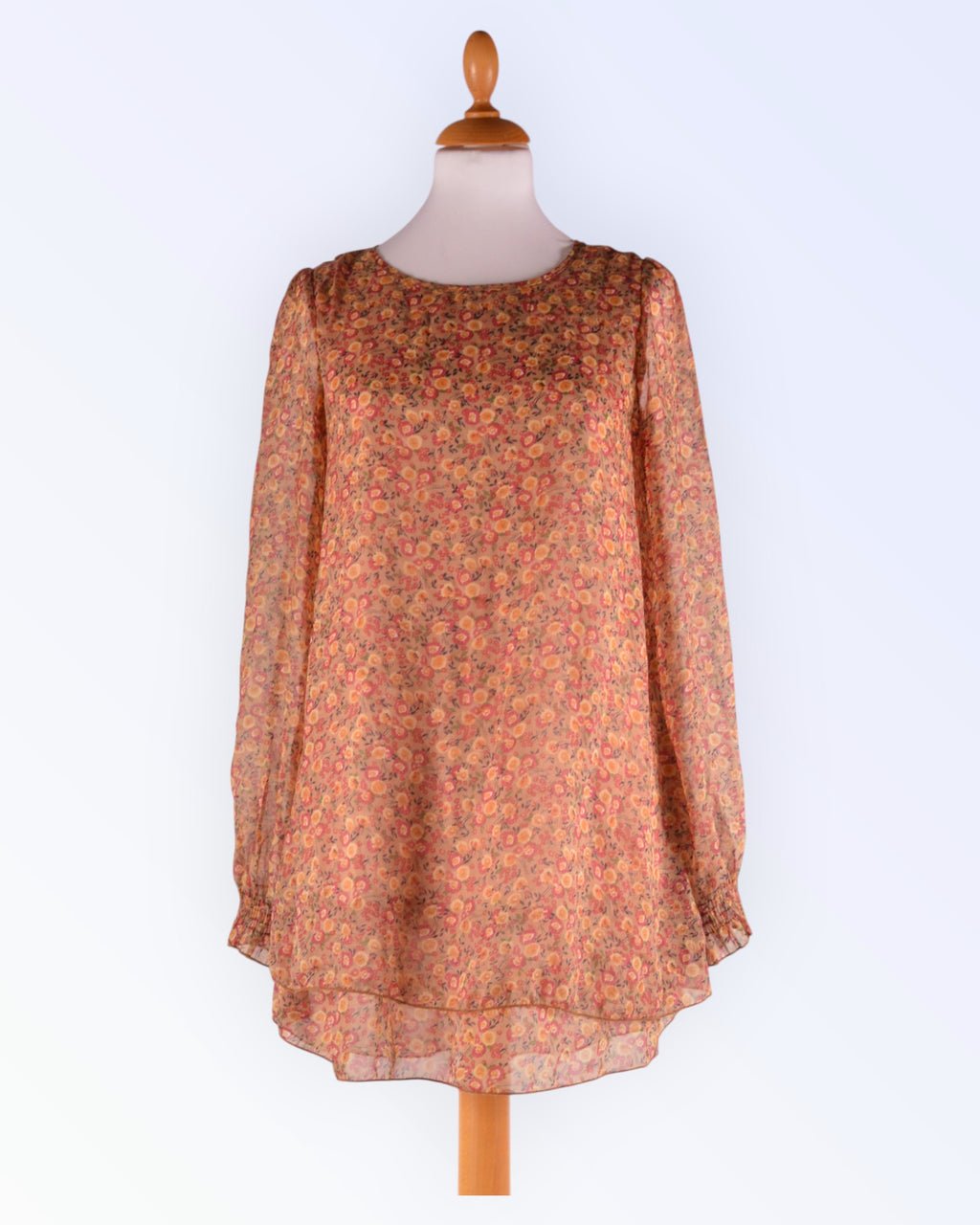 Uttam London loose-fitting chiffon tunic