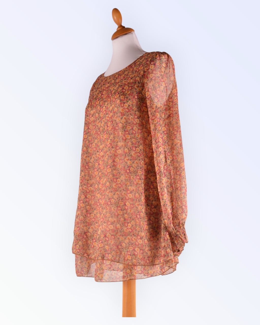 Uttam London loose-fitting chiffon tunic