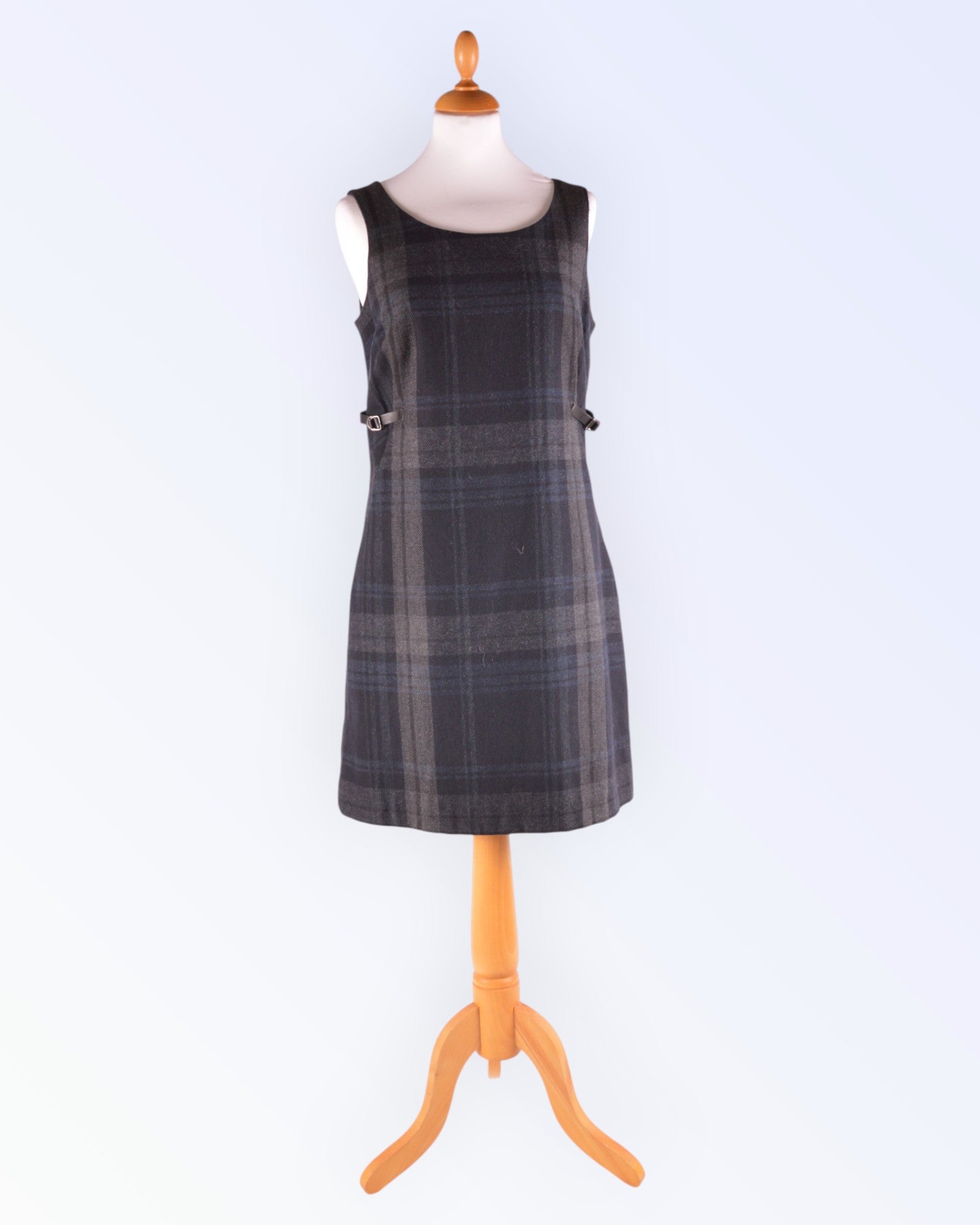 Sti checkered office dress