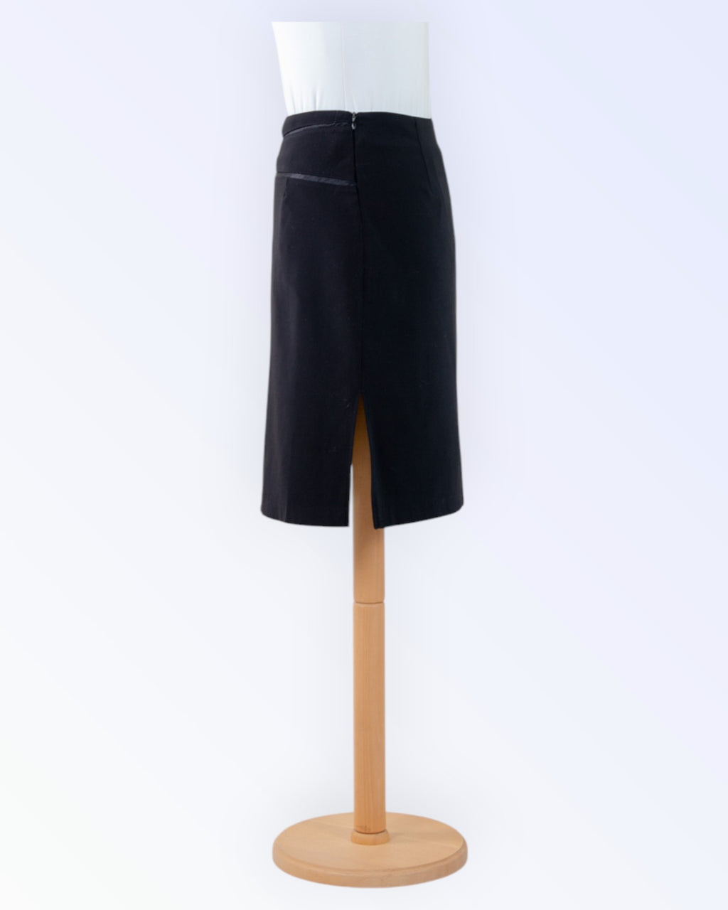Black pencil skirt